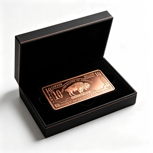 10 Ounce 999 Fine Copper <b>Bar</b> Buffalo Bison Design Copper Bullion <b>Bar</b> for Collection copper bullion <b>bar</b> - Product Image 5
