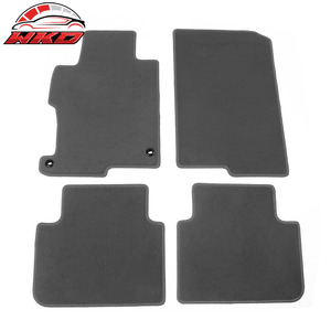 Tapis de sol pour Honda Accord Sedan 13-17, tapis antidérapants gris en velours avant et arrière, 4 pièces - Product Image 1