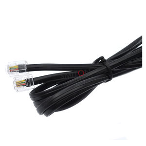 Nuevo <span class=keywords><strong>Cable</strong></span> <span class=keywords><strong>de</strong></span> Línea Telefónica con Conectores Modulares RJ11 <span class=keywords><strong>de</strong></span> <span class=keywords><strong>30</strong></span> <span class=keywords><strong>Metros</strong></span>, <span class=keywords><strong>Cable</strong></span> Telefónico DSL <span class=keywords><strong>de</strong></span> 6P4C Macho a Macho para Línea Fija - Product Image 1