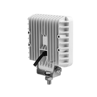 Feux de travail LED carrés de petite taille de qualité supérieure IP67 12v 24v à faisceau large pour remorque grue en boîtier noir