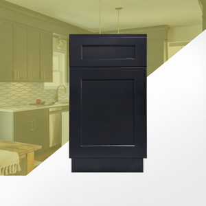 Armarios en stock sin cantidad mínima de pedido para contratistas estadounidenses, almacenamiento de cocina de diseño moderno extraíble debajo del armario con cesto de basura - Product Image 1