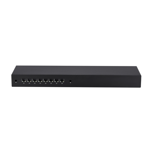 Qotom 1012GE 10th Gen 8GB RAM 256GB SSD Mini PC 4305U 8 Intel I226-V 2.5G LAN 1U Rack Server Network Security Firewall Router