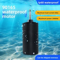 Moteur BLDC étanche haute puissance 8800W-20KW 90165 24S 360A à couple élevé pour E-Foil, Jet Surfboard, Karting, Bateau