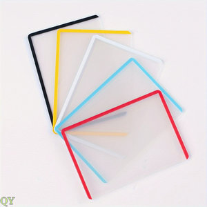 Protector de Tarjetas Coleccionables QY Personalizado de 3x4 Pulgadas y 35pt con Borde de Color para Coleccionistas - Product Image 6