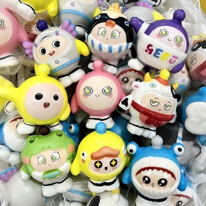 Student Reward Small Gift Egg-Shaped Pu Material Squishy Toy Children's Kindergarten Prize Birthday Trendy Cartoon Design - Product Image 4