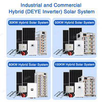 Anern 5kw 6.5kw 10kw 12kw Sistem Tenaga Surya All-In-One Off-Grid dengan Baterai Lithium untuk Penyimpanan Energi Rumah