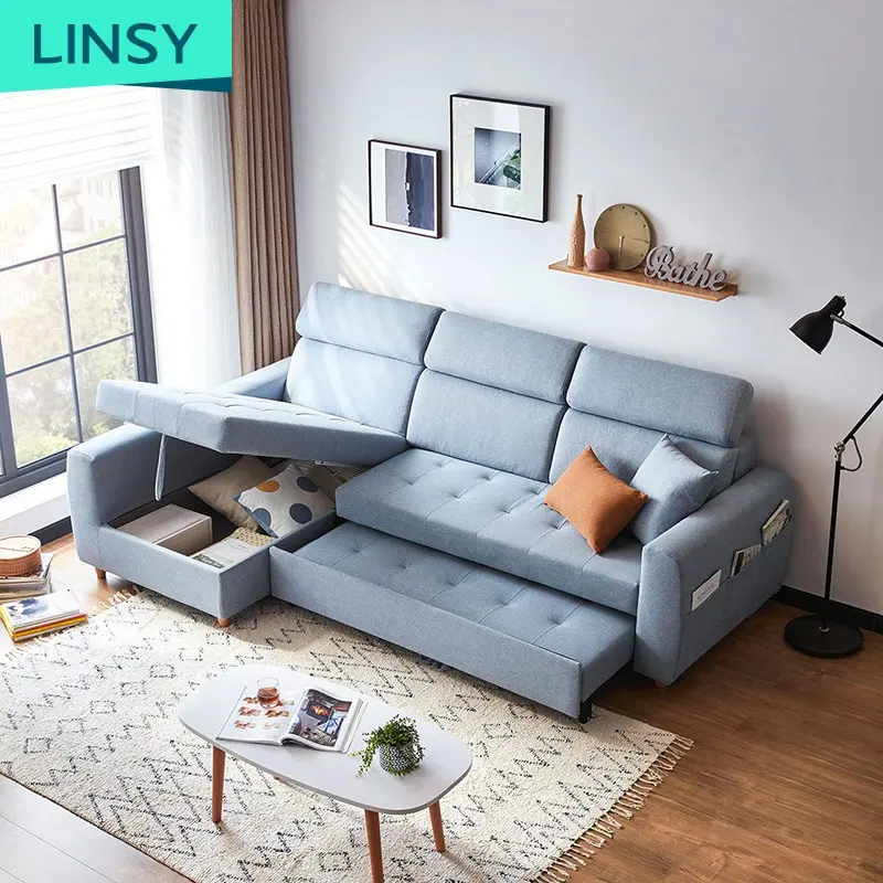 Linsy 공장 두바이 정액 더블 데커 소파 힌지 코너 시네마 바닥 소파 침대 LS182SF2