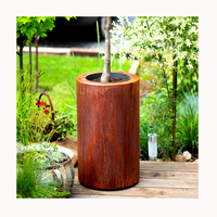 Grandes jardinières en acier corten personnalisées jardinière rectangulaire Pot de fleur