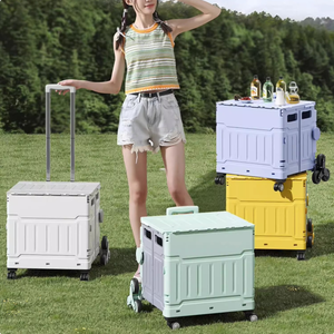 Carrito de Compras Plegable con Ruedas, Bolsa de Transporte Plegable - Product Image 5