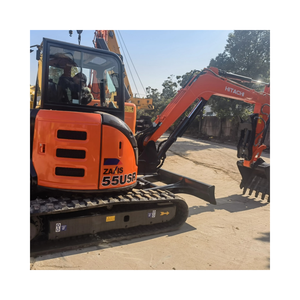 Horas DE TRABAJO bajas Alta calidad Usado Hitachi Zaxis 55 Japón Usado 5,5 Ton Hitachi Zx55usr Mini Excavadora para la venta - Product Image 1