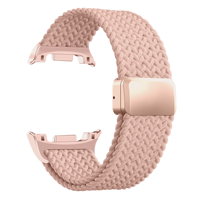 Bracelet de montre connectée RYB populaire pour Samsung Galaxy Watch9 40mm 44mm 46mm, bracelet magnétique en nylon tressé, bracelet de remplacement tissé