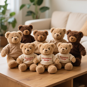 Trung Quốc đồ chơi nhà máy củ<span class=keywords><strong>a</strong></span> tùy chỉnh thiết kế đồ chơi sang trọng nhồi bông gấu sang trọng với logo bán buôn - Product Image 3