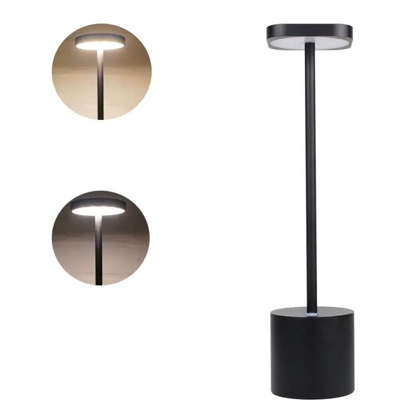 Modern Cordless Rechargeable Desk Lamp LED Touch Dimming Reading Table Lamp Eye Protection Night Light