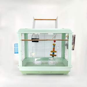 Qbellpet toptan yükseltilmiş büyük kuş kafesi kapak Pet kanarya papağan ev kafesi papağan kafesi büyük tel kafes diğer evcil hayvan ürünleri - Product Image 4