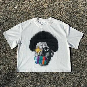 Stampa digitale Custom design street wear y2k spesso stile personalizzato t-shirt per gli uomini tutto vendita t-shirt