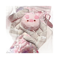 Pâte à modeler amusante à texture de lait de petit cochon, aspect très esthétique, rebond lent, merveille anti-stress, populaire et