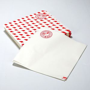 Papier alimentaire imprimé économique, enduit PE simple face, résistant à la graisse, spécial pour emballage de burgers, gâteaux et usage en restauration - Product Image 1