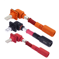 Connecteur de stockage d'énergie à courant élevé, plaqué argent, mâle/femelle, IP67, résistant aux flammes UL94-V0, 1000V 1500V, pour batterie
