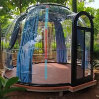 Tente d'événement de luxe imperméable, maison à bulles, tente dôme, glamping pour les stations balnéaires, les villas