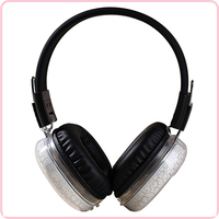 Casque lumineux étanche à 3 canaux RF-930 MLC pour soirée disco silencieuse avec affichage LED des canaux et de la durée de vie de la batterie
