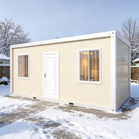 Casa Contenedor Prefabricada Desmontable de 10 pies/20 pies, a Prueba de Humedad, Unidad Individual, con Barra de Seguridad y Ventana