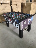 Table de football d'intérieur colorée de 5 pieds prix d'usine imprimé jeu de main jeu de kicker Table de baby-foot récréative