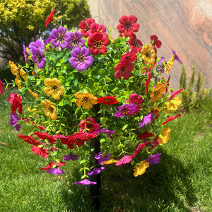 <span class=keywords><strong>Arbres</strong></span> topiaires artificiels en forme de boule violette, faits à la main, réalistes, résistants aux UV, en plastique, pour décorer la véranda, la cour, Noël, le Nouvel An - Product Image 2
