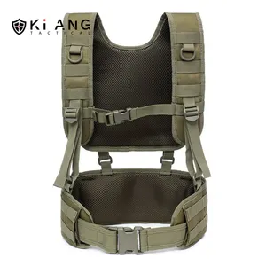 KIANG Hot Original Tactical German Webbing rig system 2 pieces tactical belt Y-strap harness