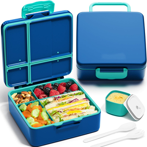 Lonchera Ecológica Moderna con Asa, Forma Cuadrada, para Adolescentes, Ensaladas, Frutas, Bocadillos, Caja de Plástico para Almuerzo, Venta al Por Mayor - Product Image 1