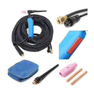 หัวเชื่อม TIG ระดับมืออาชีพ รุ่น WP-26/F/V/FV ใช้กับอาร์กอนได้ โครงสร้างเคลือบทองแดง สวิตช์แบบหมุน แรงดันไฟฟ้าเข้า 54V รับประ<span class=keywords><strong>กัน</strong></span> 3 ปี - Product Image 6