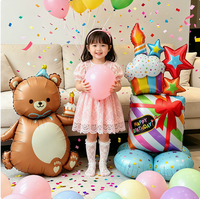 Ballons en aluminium BLN nouveau design - Formes de bougies de gâteau pour fête d'anniversaire - Fournisseur de ballons à l'hélium les plus vendus en gros