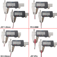Mini 1.25mm JST Plug Jack Connecteur Câble Conseil 2 Broches Mâle Femelle PH2.0 XH2.54 Petite Mezzanine Fil Électronique 10/5/2
