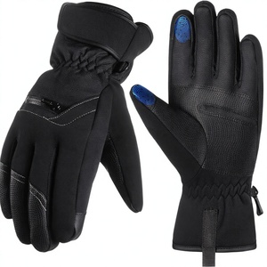 Gants de ski et de snowboard unisexes en cuir, imperméables, respirants, coupe-vent, antidérapants, chauds pour l'hiver, pour le vélo et la moto - Product Image 2