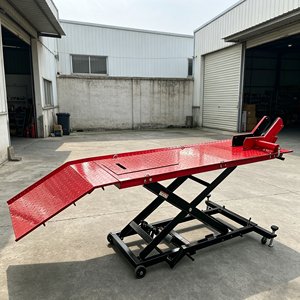 <span class=keywords><strong>Table</strong></span> élévatrice pneumatique hydraulique pour <span class=keywords><strong>moto</strong></span> avec pince et verrou <span class=keywords><strong>de</strong></span> sécurité <span class=keywords><strong>à</strong></span> <span class=keywords><strong>vendre</strong></span> Garantie 1 an CE - Product Image 1