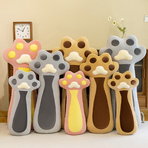 Almohada <span class=keywords><strong>de</strong></span> Felpa con Forma <span class=keywords><strong>de</strong></span> Pata <span class=keywords><strong>de</strong></span> Gato en Varios Tamaños, Juguete <span class=keywords><strong>de</strong></span> Peluche Súper Suave Relleno <span class=keywords><strong>de</strong></span> Algodón PP con Logotipo Personalizado/OEM ODM para el Hogar y Regalos - Product Image 1