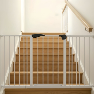 Barrière Rétractable pour <span class=keywords><strong>Chien</strong></span> en Métal et ABS de Haute Qualité, Style Moderne, Pliable, Garde-corps pour Animaux, Motif Animalier Solide, Barrière de Sécurité pour Bébé - Product Image 2