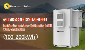 Contenedor Solar Adecuado para Paneles Fotovoltaicos, Batería de 200kwh, Sistema de Almacenamiento de Energía en Baterías Industriales y Comerciales, Contenedor Híbrido - Product Image 3