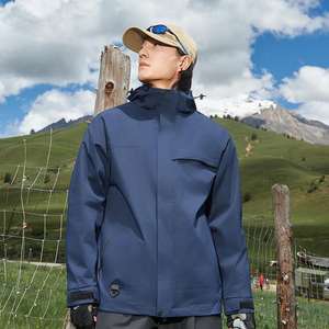 Ropa de Hombre al por Mayor, Chaqueta Softshell Impermeable y Cortavientos con Capucha Desmontable - Product Image 4