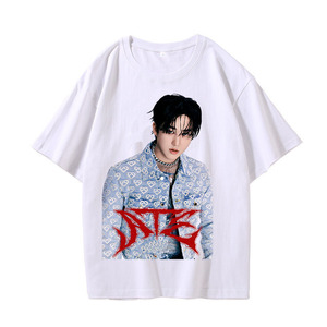 T-shirt <span class=keywords><strong>ATE</strong></span> personalizzata promozionale fai-da-te <span class=keywords><strong>a</strong></span> maniche corte con stampa KPOP Street Children - Product Image 5
