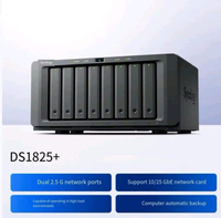   Serveur de stockage NAS 8 baies DS1825+ avec processeur Quad Core pour le stockage de données en réseau professionnel