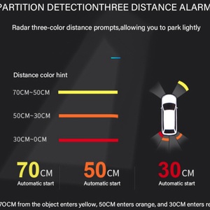 CRV XRV 2017-2026 Car Parking <b>System</b> Smart <b>Wireless</b> Sensors, Front and Back Car Parking Compatible with Original Dashboard - Product Image 4
