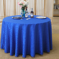Nappe personnalisable en polyester jacquard au crochet à motif floral de style européen pour la maison, l'hôtel, les banquets de mariage, les restaurants, anti-poussière