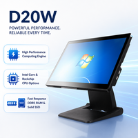 Caisse enregistreuse POS 15,6 pouces, Ethernet 100M, WiFi, BT 4.0, Intel I5 I3, 8 Go, 128 Go SSD, Windows 10, pour magasin de spiritueux et commerce de détail
