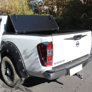 Las Mejores Cubiertas para Camionetas <span class=keywords><strong>Ford</strong></span> F150 de Caja Corta y Larga, Cubierta Trasera Triple Plegable para la Cajuela, Accesorios de Protección Exterior para Automóviles - Product Image 2