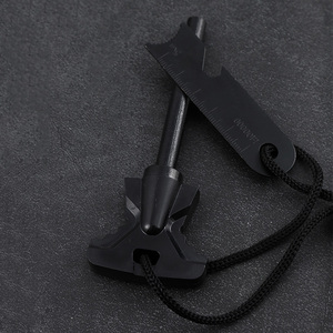 Hongrui Hot Bán nhựa xử lý dao đa chức năng Survival công cụ với lửa Starter công cụ và chiến thuật đèn pin cắm trại - Product Image 6