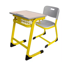 Prix du mobilier scolaire, chaises et table d'école simples avec hauteur réglable directement en usine pour étudiant utilisé