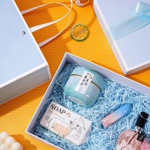 Anneler günü hediye kutusu pembe kozmetik ruj parfüm büyük boy hediye kutusu için ambalaj kutusu kağıt torba ile - Product Image 4