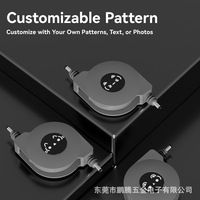 Kabel Daya DC 5521 35A Desain Tarik Ganda Kabel Pengisian Universal untuk Perangkat 12-36V Dapat Diperpanjang 3-5m PT-830 Poliuretan