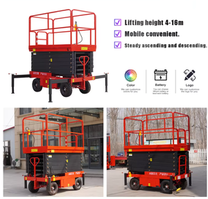 Plataforma Elevadora de Tijera Neumática de 12m y 230kg de Alta Estabilidad para Servicio en Fábrica y Trabajo Eficiente, con Servicio Postventa de Proveedor Exportador - Product Image 5