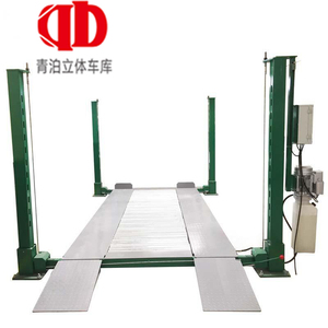 Élévateur de stationnement vertical portable à quatre poteaux pour voitures, à double vérin hydraulique, 3T (6000lbs), <span class=keywords><strong>prix</strong></span> usine - Product Image 2